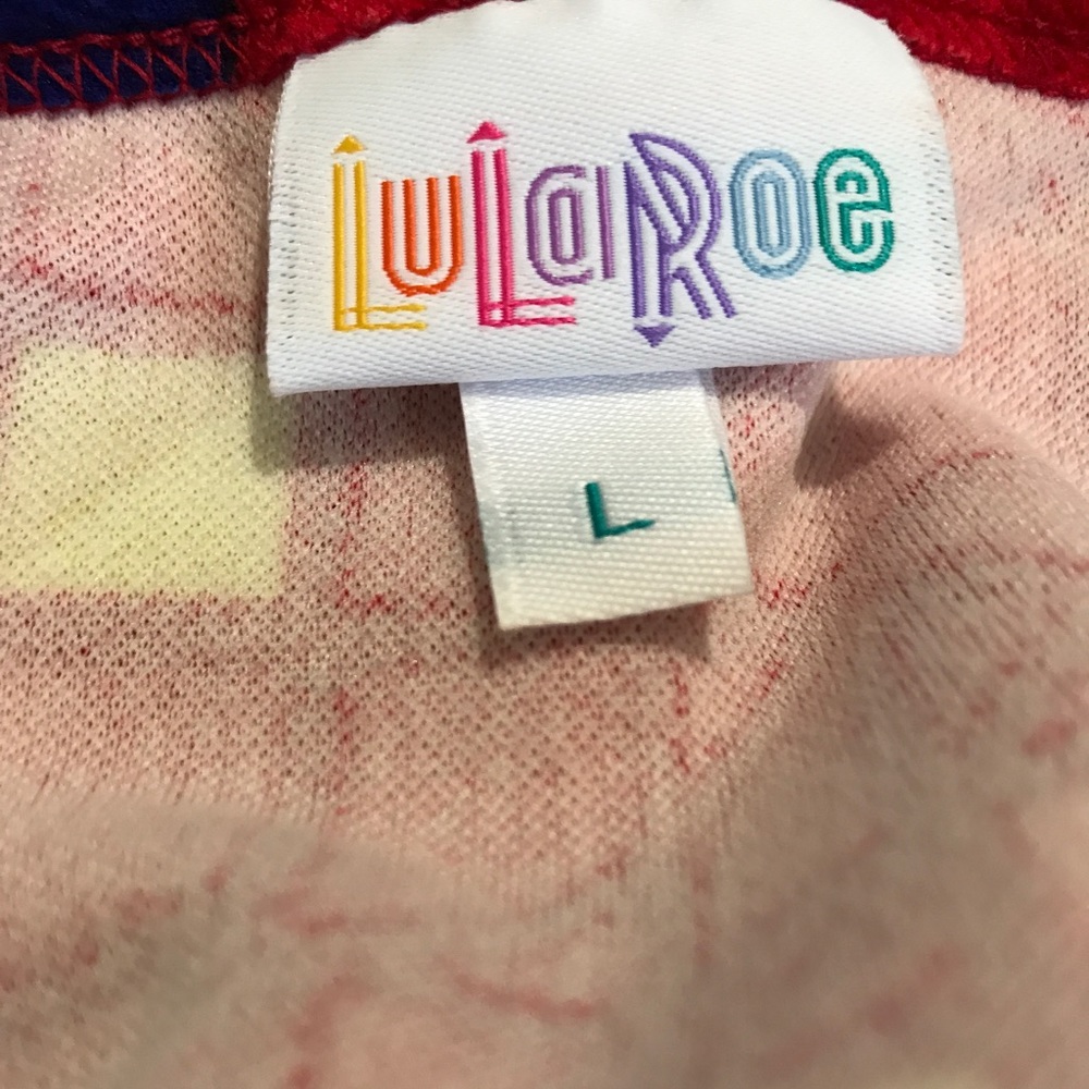 Lularoe | Primary Colors Geometric Pattern Dress - image 4